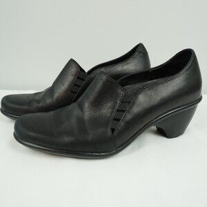 Dansko Black Slip‎ On Heeled Shoe Size 9.5